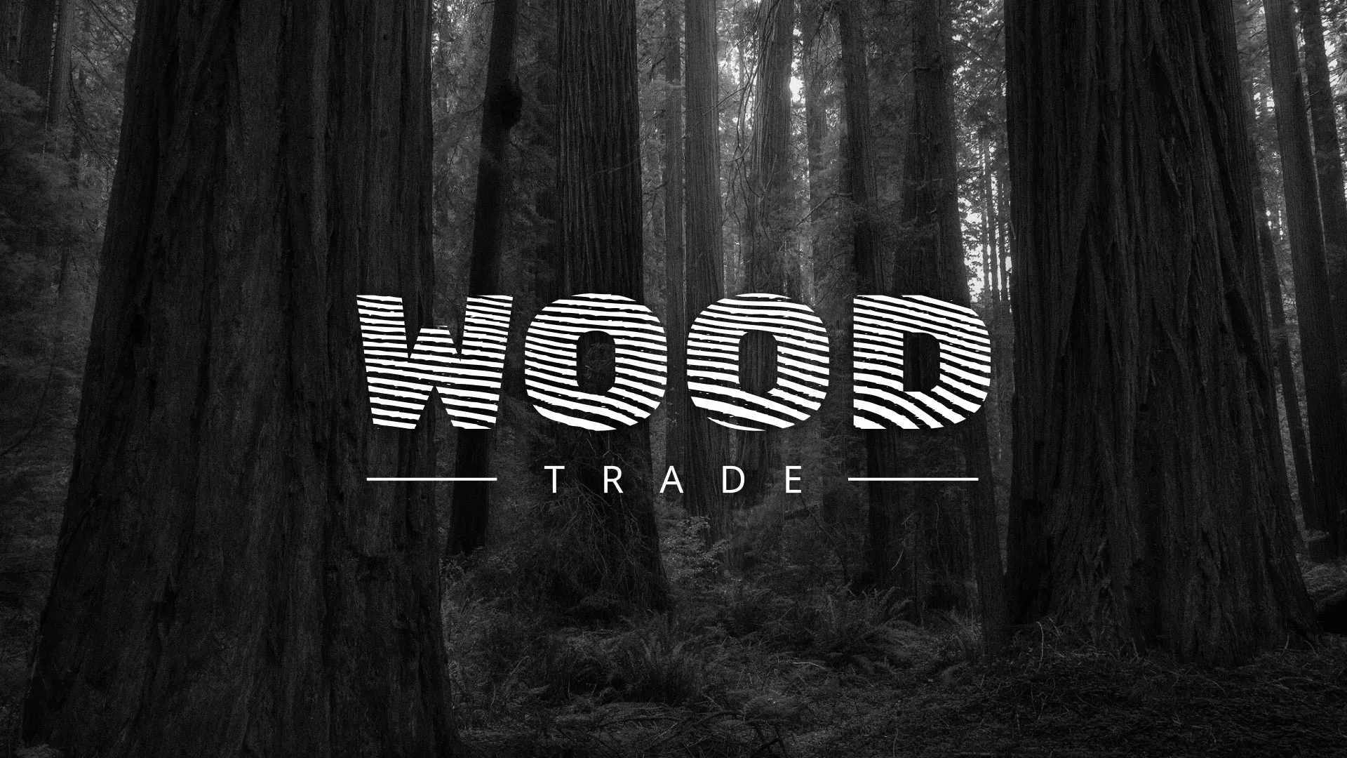 Разработка логотипа для компании «Wood Trade» в Петухово